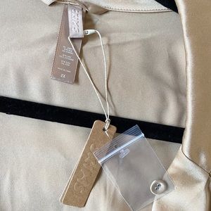 Skims button up silk night dress. Size 2x. Never worn.